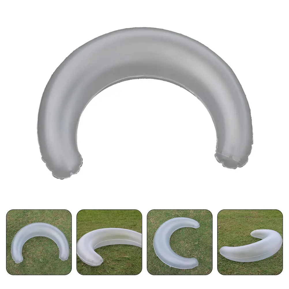 

Inflatable Pillow Crescent Shape Outdoor Couch Pillow Travel Camping Hiking Portable Lightweight Air Pillows Couch