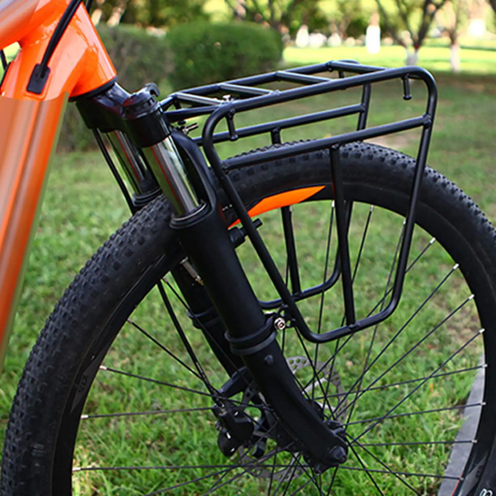 Bicycle Front Rack Heavy Aluminum Alloy Mountain Bike Cargo Luggage Carrier Rack For Mountain Bike Electric Bike Road