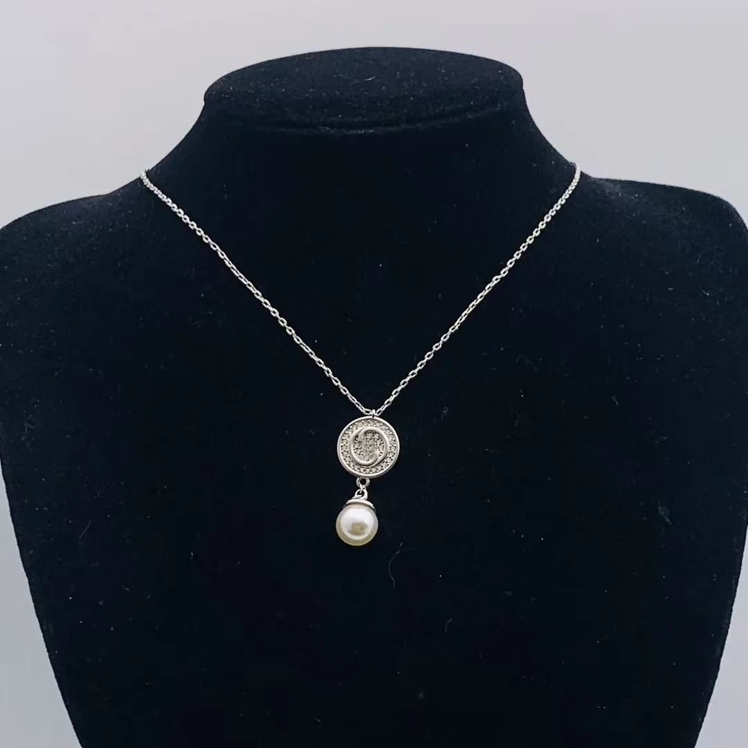 

Classic Necklace Double G Letter Retro Necklace Women's Brass 2025 New Jewelry