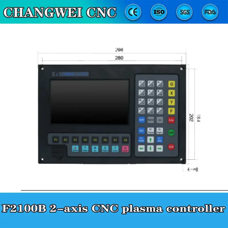 Plasma Cutting Motion Control System New CNCF2100B Engraving Machine Controller G Code And FastCAM Compatible With FreeNest