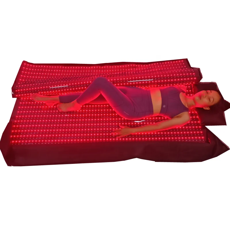 

Customized Full Body Home Use Luxury T2000 Sleeping Bag Led Light Infrared 660nm 850nm Red Light Therapy Pad For Spa