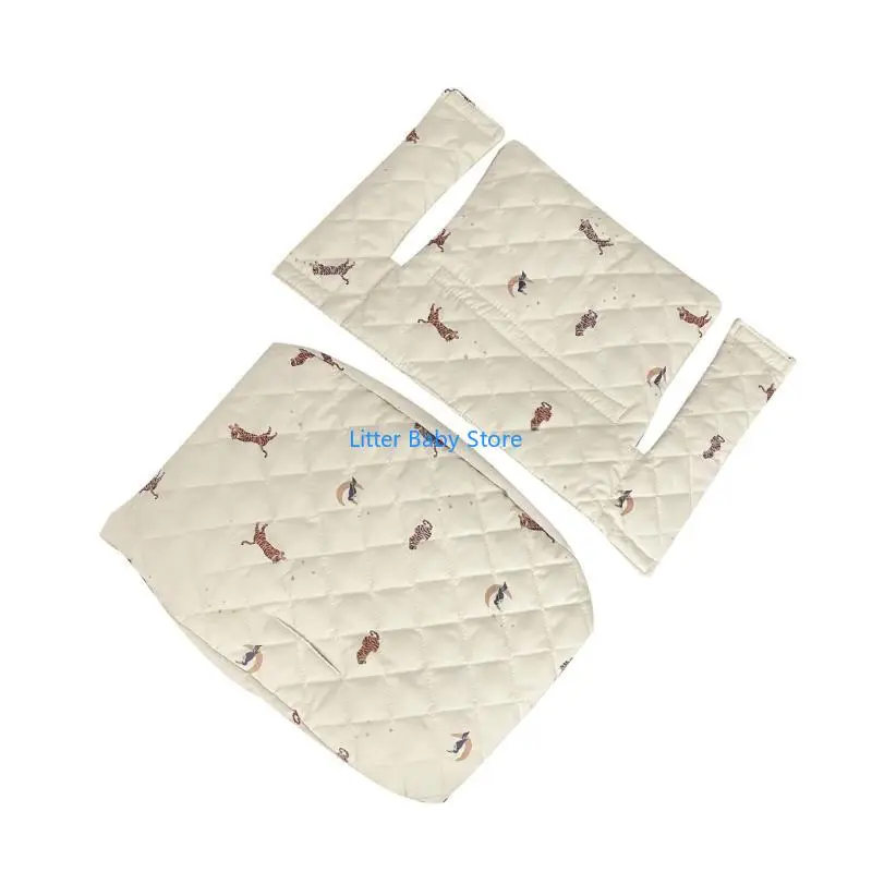 N80C كارتون طباعة كرسي طعام للأطفال وسادة مقعد بطانة حصيرة وسادة وسادة تنفس