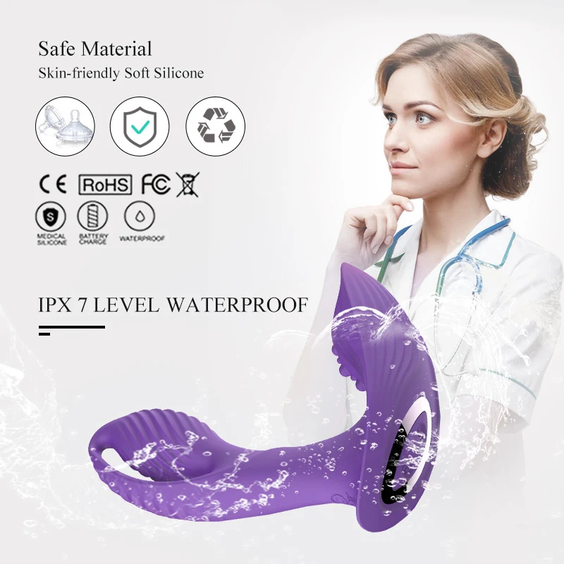 Vrouwen Draadloze Afstandsbediening Stimulator Wearable Clitoris G Spot Vibrator Vrouwelijke Dildo Vagina Masturbator Verwarming Sex Toys