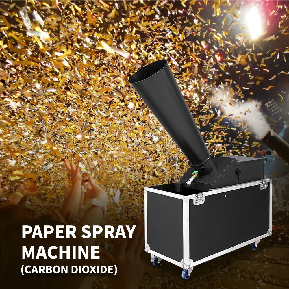 

Co2 Confetti Blaster Cannon Machine Конфетти Machine Shooter DMX512 Mini Rainbow Machine Stage Специальный эффект Свадебный концерт ﻿