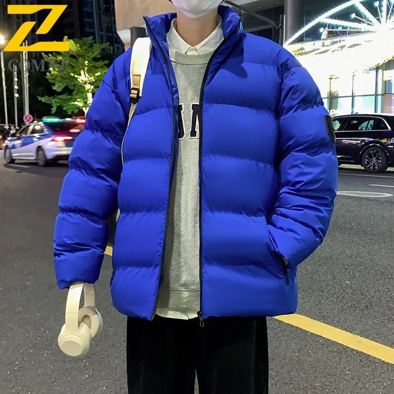 COMXZ Мужское пальто-паркер, модное модное высококачественное повседневное пальто с воротником-стойкой для катания на лыжах, дорожная зимняя куртка 2025, теплое пальто с подкладкой для кемпинга