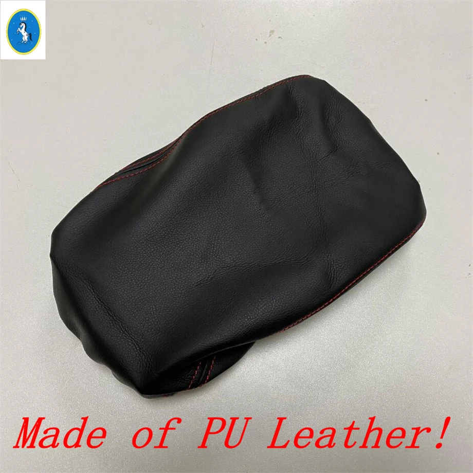 

PU Leather Armrest Holster Protective Pad Mat Box Cover Fit For Toyota Highlander / Kluger 2008 - 2013 Car Interior Accessories