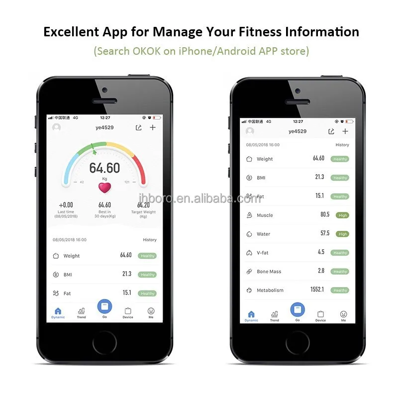BL-2602 Most Popular Smart Body Fat Weight BMI Digital Bathroom Wireless Scales