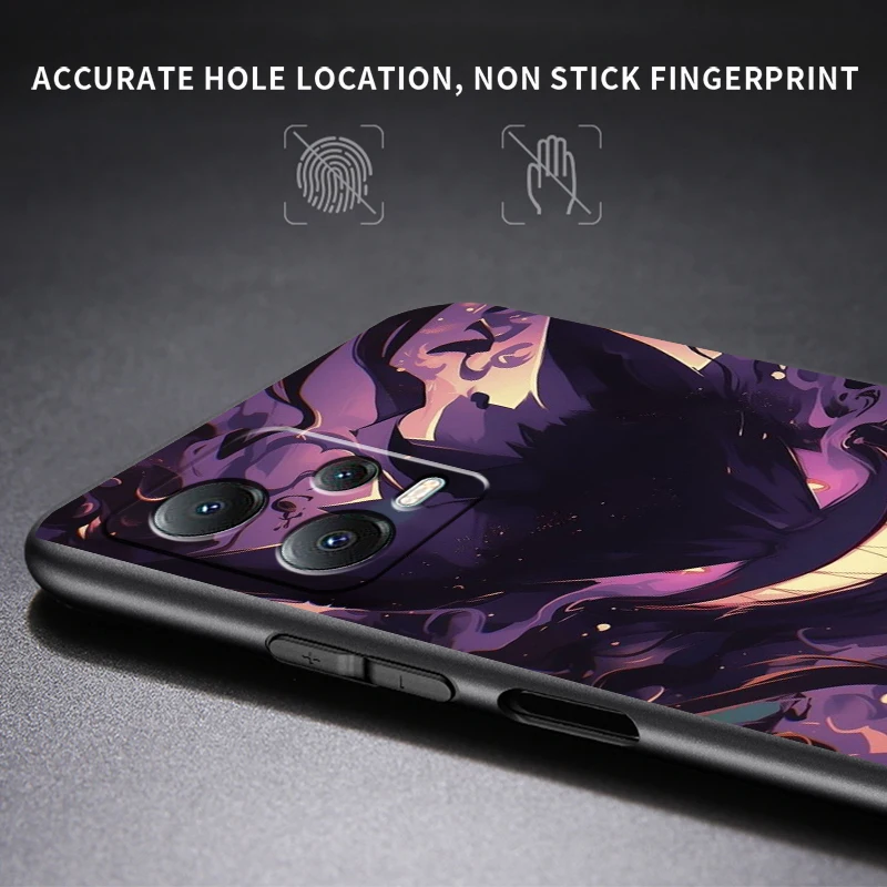 P-Pokémon Art لطيف أسود جراب هاتف خلفي ، شاومي ريدمي نوت 13 12R 12 12S توربو 11 11T 11S 10 10S Pro Plus 5G