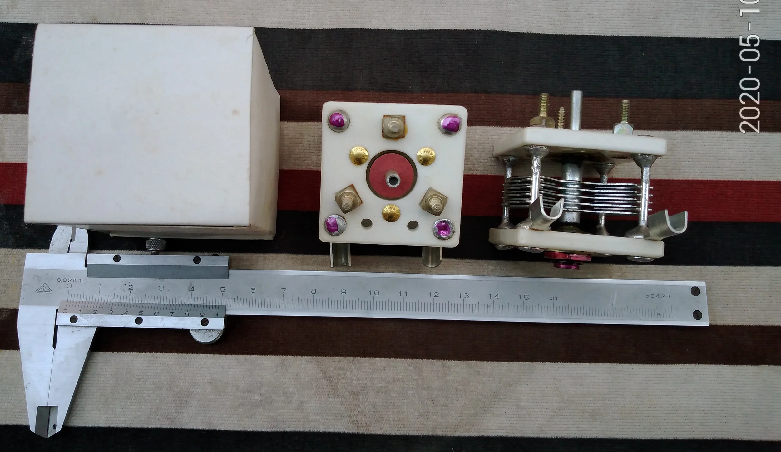 Variable Capacitor double Couplet butterfly piece，Air Variable Capacitor，062,063 type