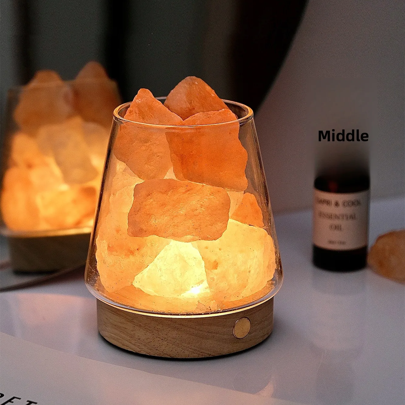 

Европейский хрустальный стеклянный флакон-диффузор для ароматерапии, контейнер для хранения камней и эфирных масел для девичьей спальни/общежития