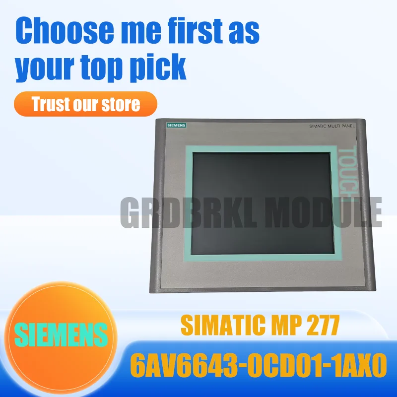 

Новый и оригинальный сенсорный мультипанельный дисплей SIEMENS 6AV6643-0CD01-1AX0 MP 277 10 дюймов