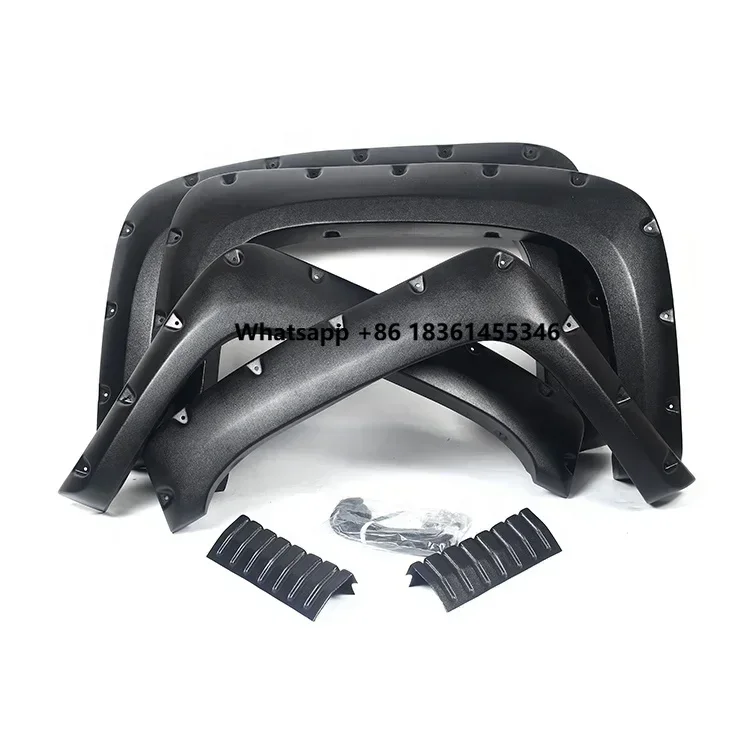 

Pocket Style Fender Flares Fits Chevy Silverado 2007-2013 4 Pcs Fender Flare