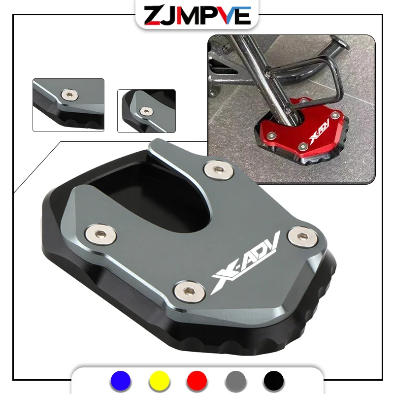 

Motorcycle CNC Kickstand Side Stand Extension Pad Enlarger Support Plate For HONDA X-ADV 750 17-24 NC750X 21-23 XADV750 nc750x