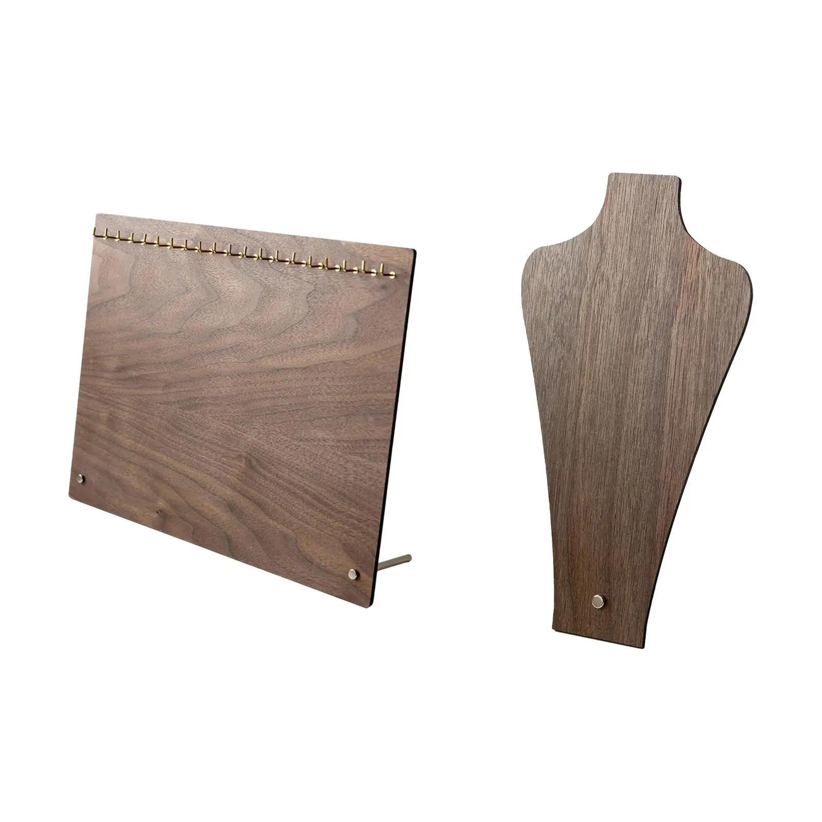 Necklace Holder Wood Decor Countertop Jewelry Organizer Board for Showroom Vendors Selling Presentation Galleries Shopping Mall