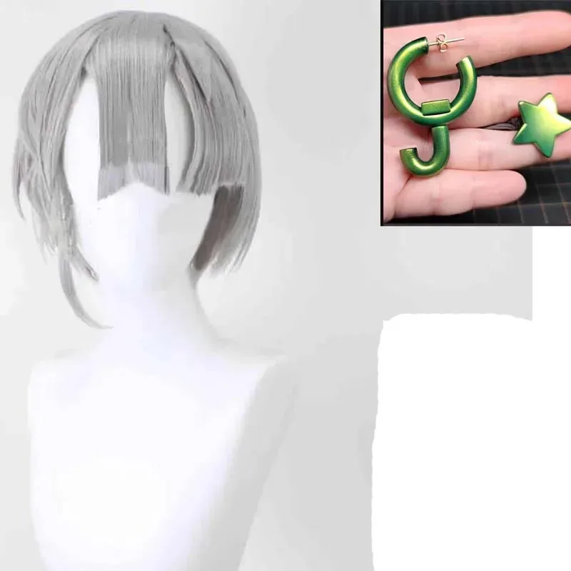 

DY20Anime Land Jodio Joestar costume Wig Cosplay Hair Accessory custom mde25