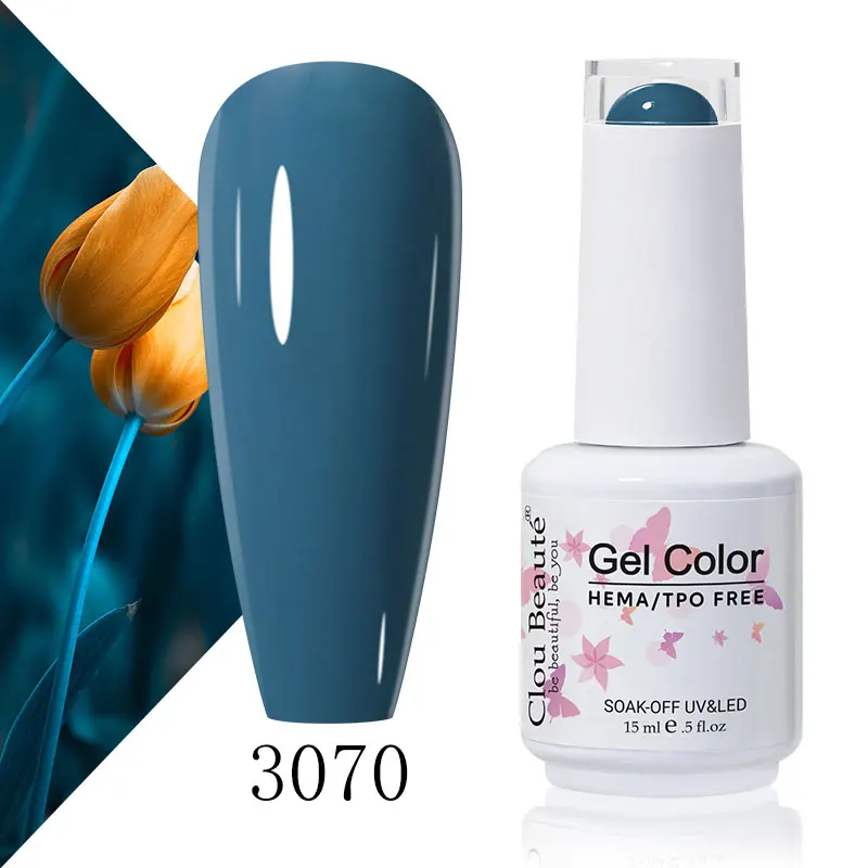 Clou Beaute 56 Kleuren Gel Nagellak Pastal Roze Groen Lavendel UV Nagelgel Losweken UV Vernis Macaron Gel Verf 15 ml Nail Art