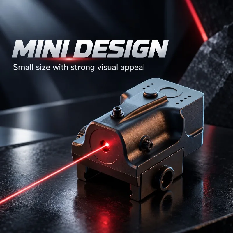 Universal Rail Mounted Mini Beam Indicator, Nylon Adjustable Stable Lock Ornament for Hobby Model Kit