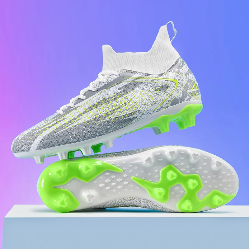 

Original Brand Professional Unisex Turf Football Shoe Top Quality Wearable Outdoor Soccer Shoe Comfortable Long Spike Football