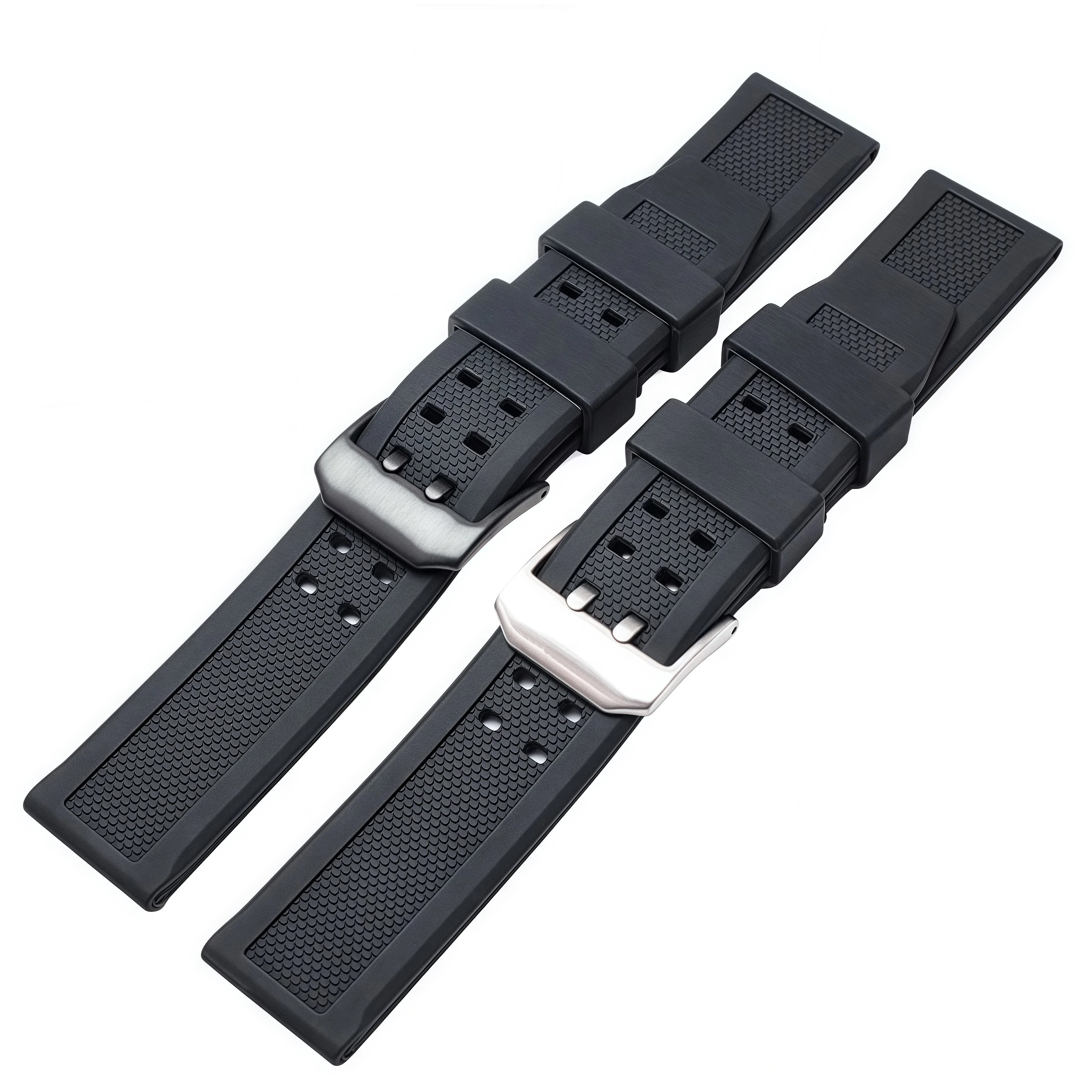 Rubber Watch Band for Luminox 7251 3050 Silicone Strap Men Black Watchband 23mm image 5