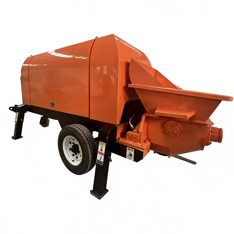 Customized Diesel/Electric Dual Power Concrete Conveying Pump Model 20 15M/H 40m Vertical Industrial Use