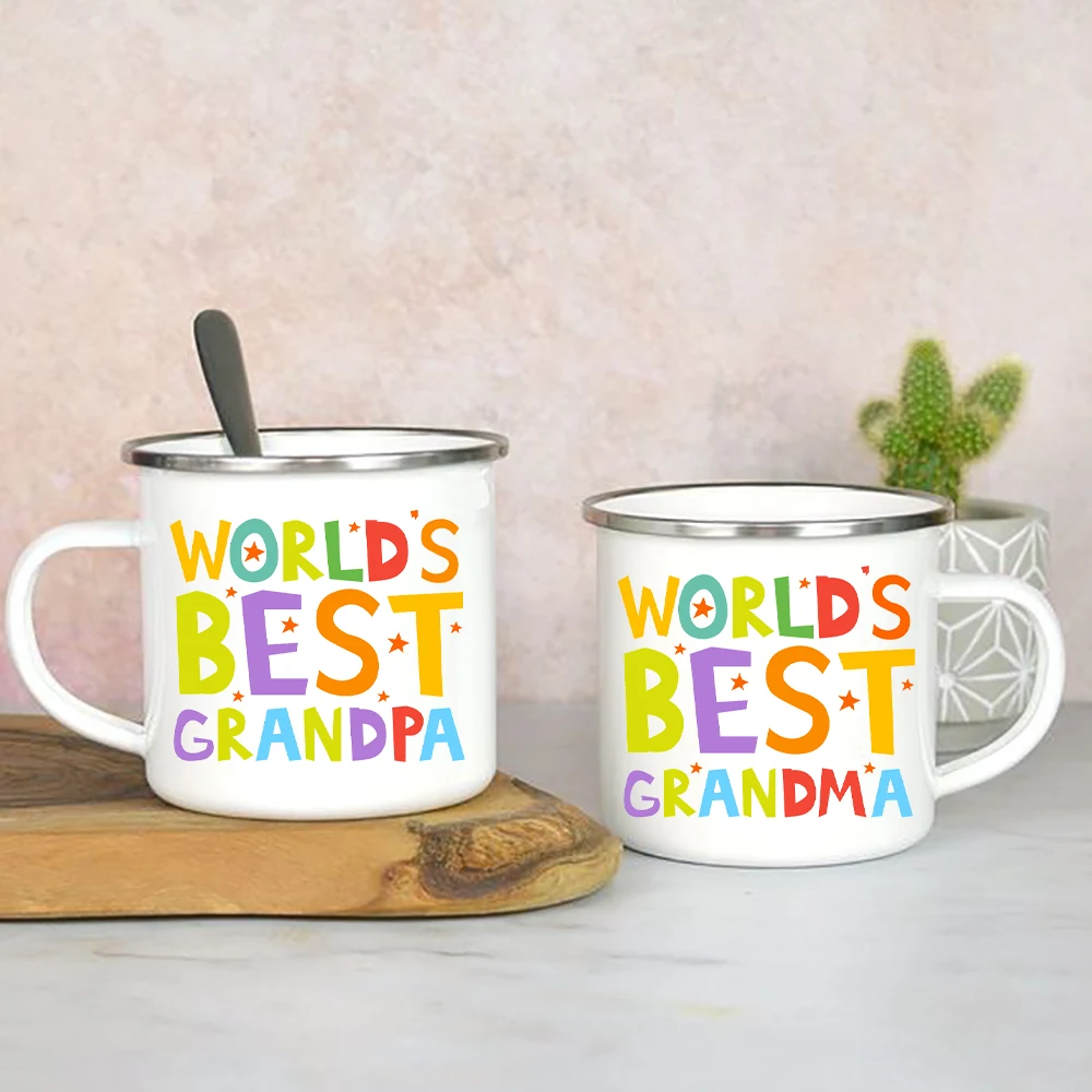 Coffee Cup Worlds Best Grandpa Mug Worlds Best Grandma Hot Tea Mugs Mothers Day Gifts for Grandma Birthday gift For Grandpa