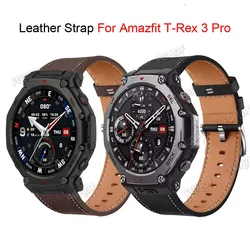 Replacement Strap For Amazfit T-Rex 3 Pro 48mm Watchband Leather Bracelet For Huami Amazfit T Rex 3 Wristband Correa Accessories
