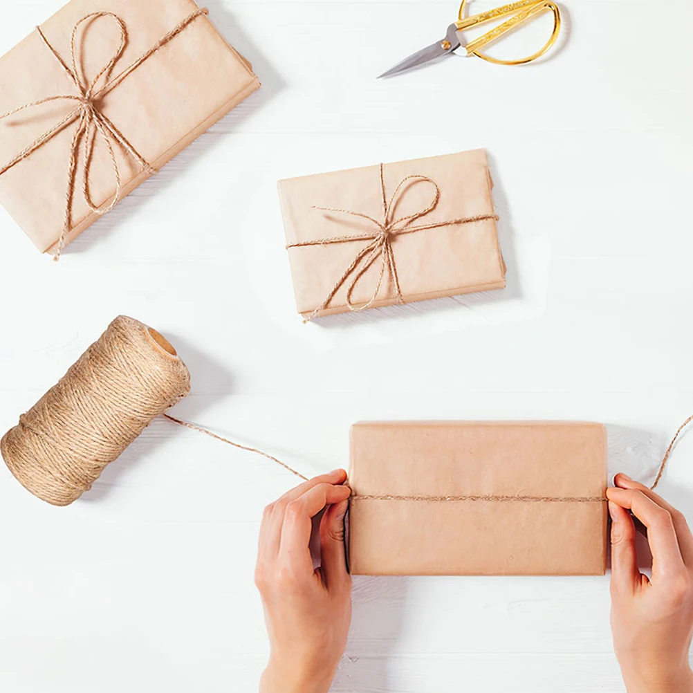 

Thick Hemp Weaving Material Jute Twine Heavy Duty Craft String Brown Cord Garden Twine Natural Diy Decoration