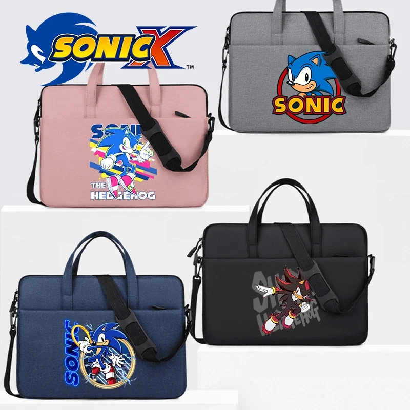 Крутая-сумка-для-ноутбука-с-мультяшным-персонажем-Соником-легкая-портативная-сумка-для-хранения-с-аниме-персонажем-Шэдоу-15-дюймов-новые-модные-подарки-для-активного-отдыха