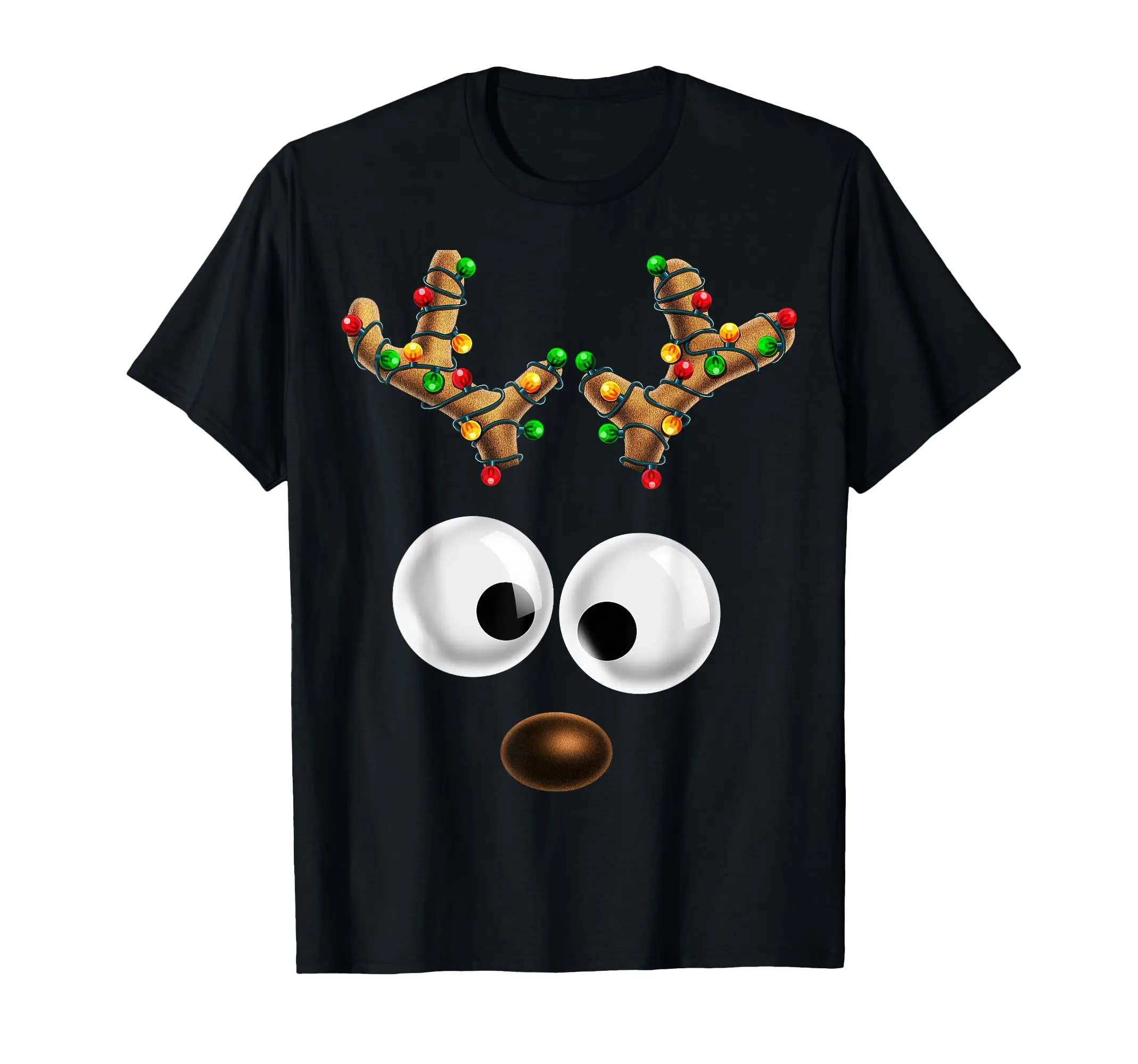 

Matching Family Christmas Reindeer Face Christmas Gift Kids T-Shirt