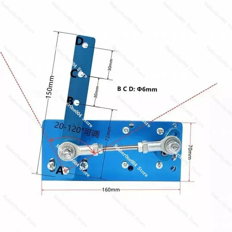 Applicable to NEW DC 12V 24V gear motor automatic swing machine DIY design DC reciprocating swing motor swing angle