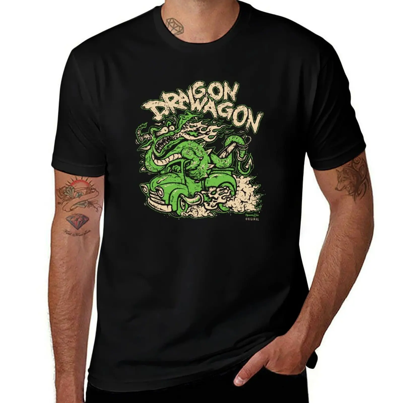 

Dragon Wagon T-Shirt man t shirts for men t shirt man luxury T-Shirt