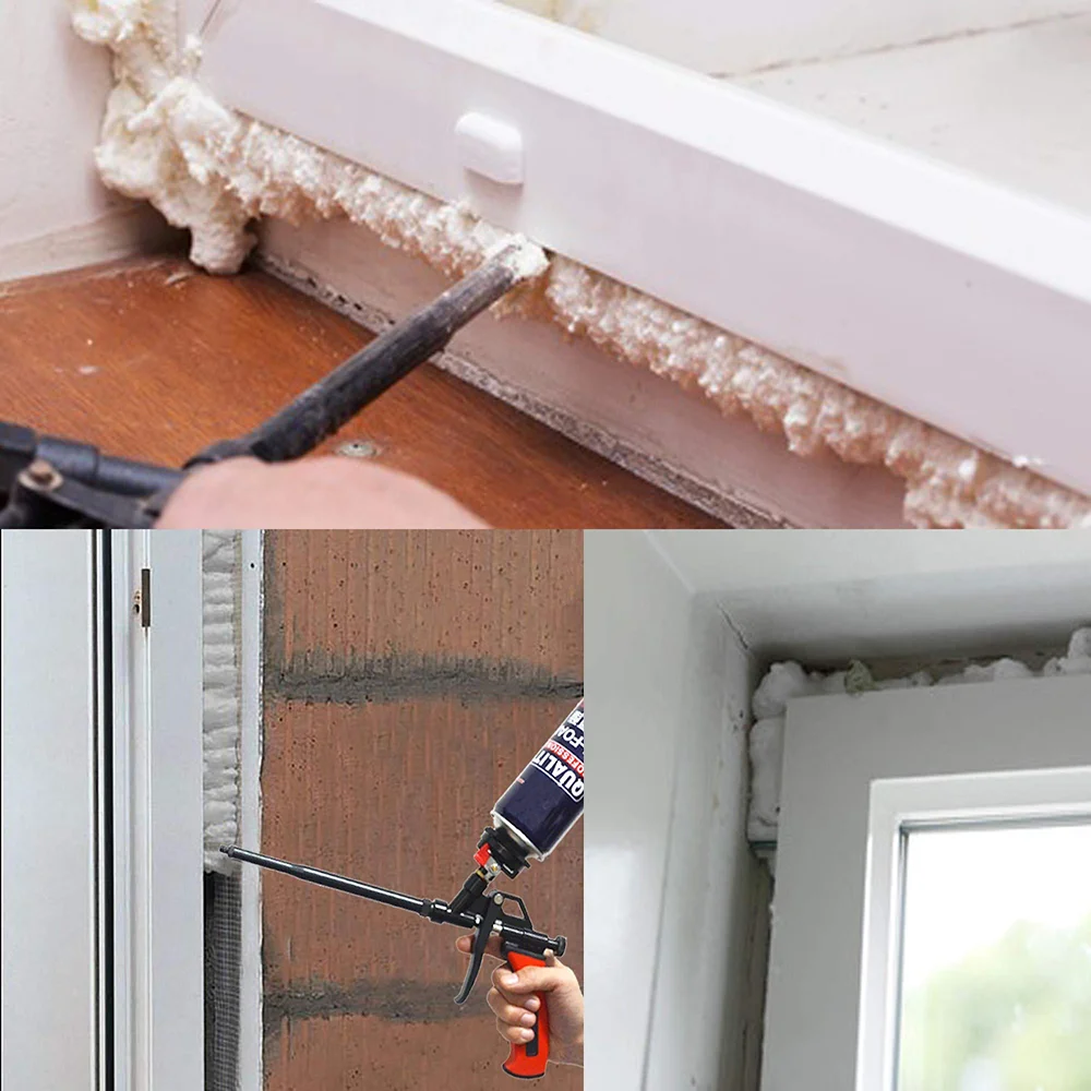 Lance Xây Dựng Dụng Cụ PU Mở Rộng Applicator & Cần Không Sạch Súng Đạn Xốp Mở Rộng Súng Đạn Xốp Mắc Ca Súng Phun
