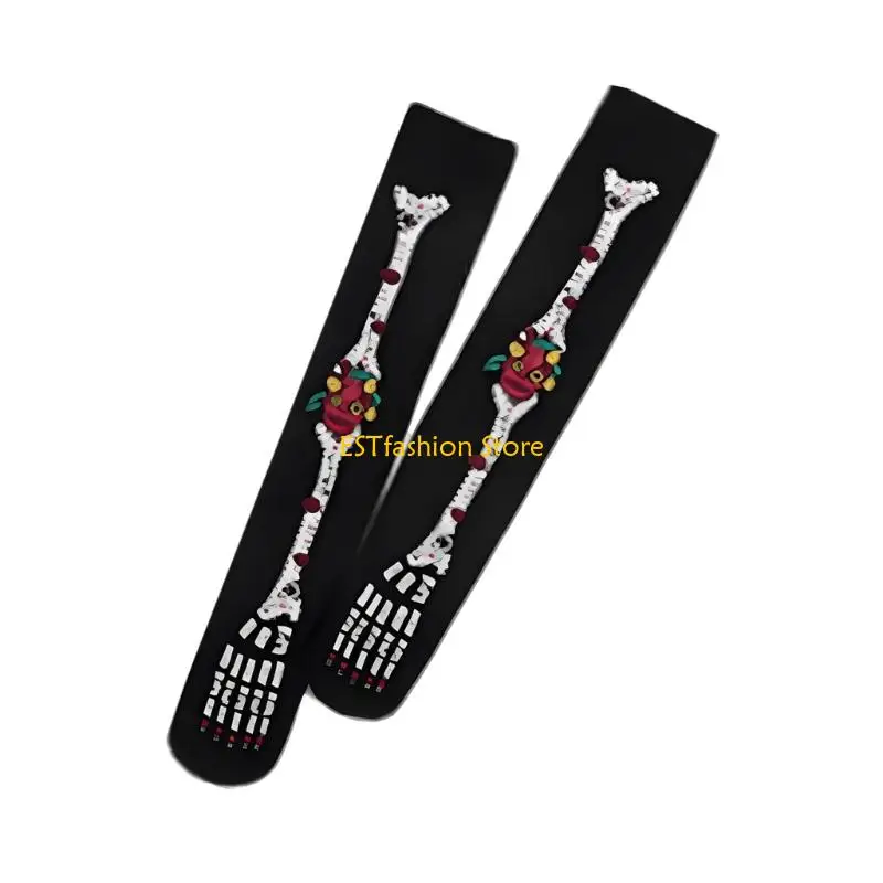 Y5GC 여성 고 탄성 허벅지 고 스타킹 통기성 할로윈 축제 레그웨어 의상