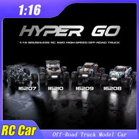 Brushless RC Racing Car 1/16 Hyper Go MJX 16210 16207 16208 16209 4WD RC Car Remote Control Cars Off-Road Truck Model Car Toys