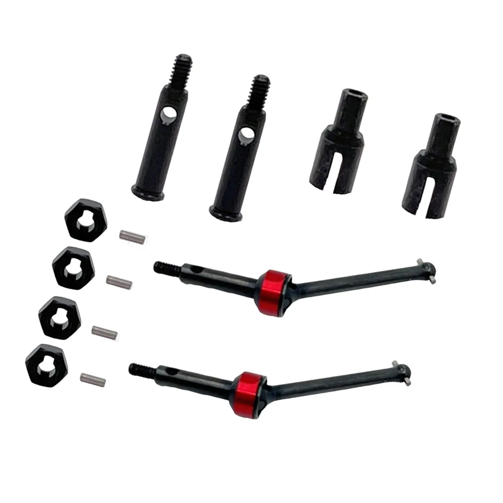 Metal Differential Cup Hex Coupler RC Car Drive Shaft Upgrade Kit for 1 24 Micro B Scale Cars