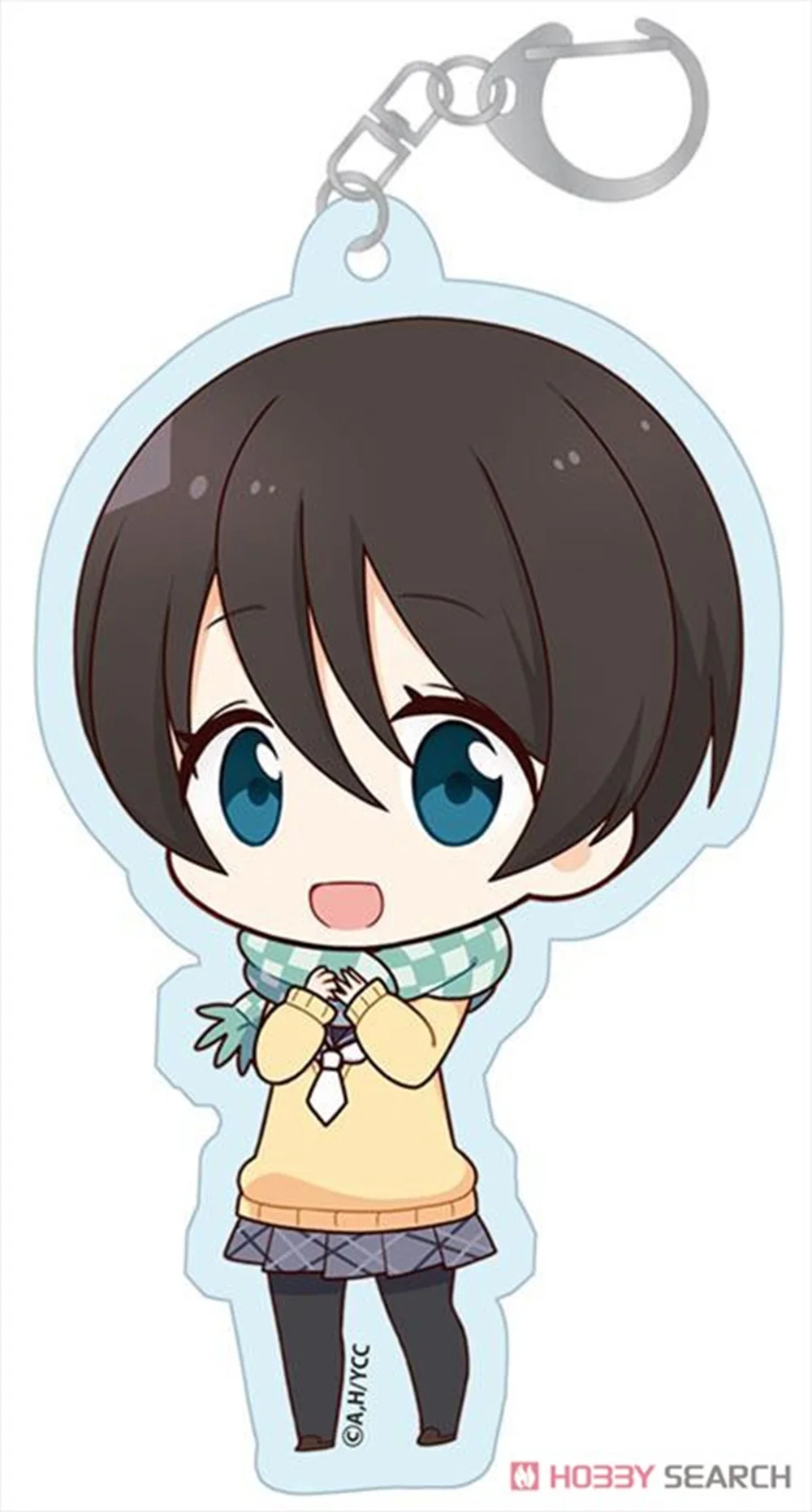 Мультфильм-аниме-yuru-laid-back-camp-shima-rin-kagamihara-nadeshiko-акриловая-фигурка-брелок-кулон-6-см-очаровательный-рюкзак-keryring