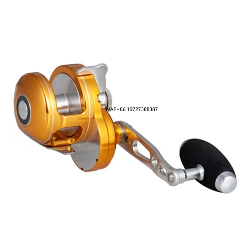 

High-Speed Full Metal Drum Reels for Saltwater Fishing New Jigging Reel with 30kg Drag Power for Spinning Trolling in Rivers