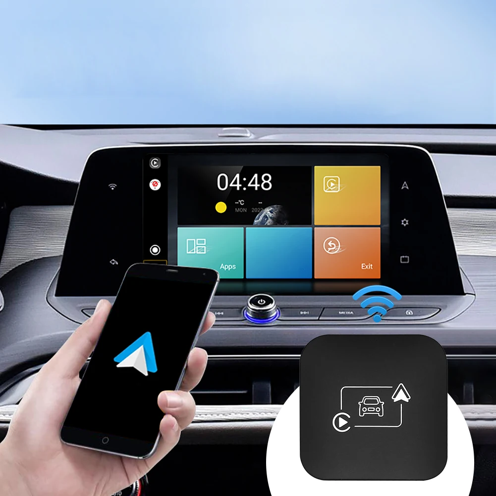 Беспроводной CarPlay Android Auto Wireless Carplay Dongle Plug and Play Беспроводной адаптер для заводских проводов CarPlay Android Auto Cars