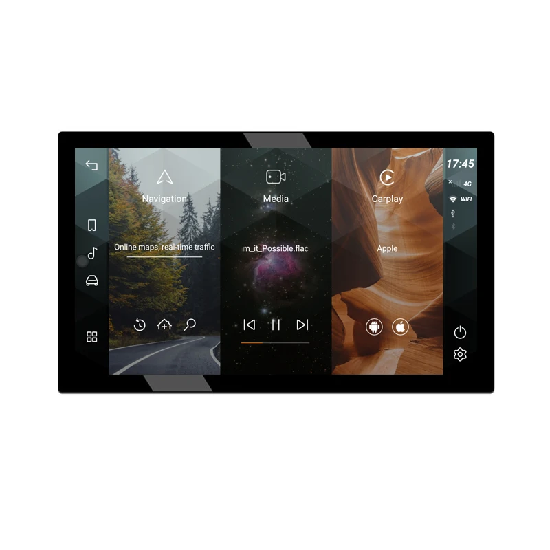 

Factory Price 2023 13.3 Inch Car GPS Navigation For Range Rover Evoque 2015 2016 2017 Android Upgrade With Air Conditioner Panel