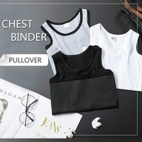 Bandage Chest Binder Tomboy Vest Top Breathable Elastic Chest Breast Binder