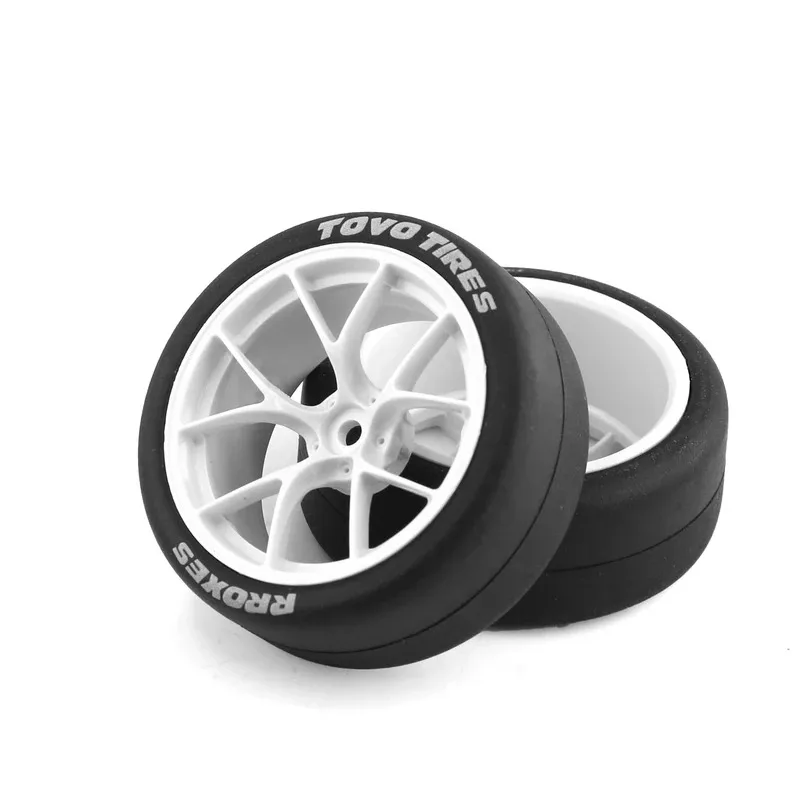 4pcs Unlimited Drift Car Remote Control Pull Rally Tire and Wheel Hub for 1/10 RC Car HSP Wltoys 144001 124018 124019 124017 view 4