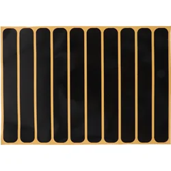 Pegatinas reflectantes invisibles para bicicleta, calcomanías de vinilo negro para motocicleta, moto de nieve, hebilla de cuerda de fuego, esquí
