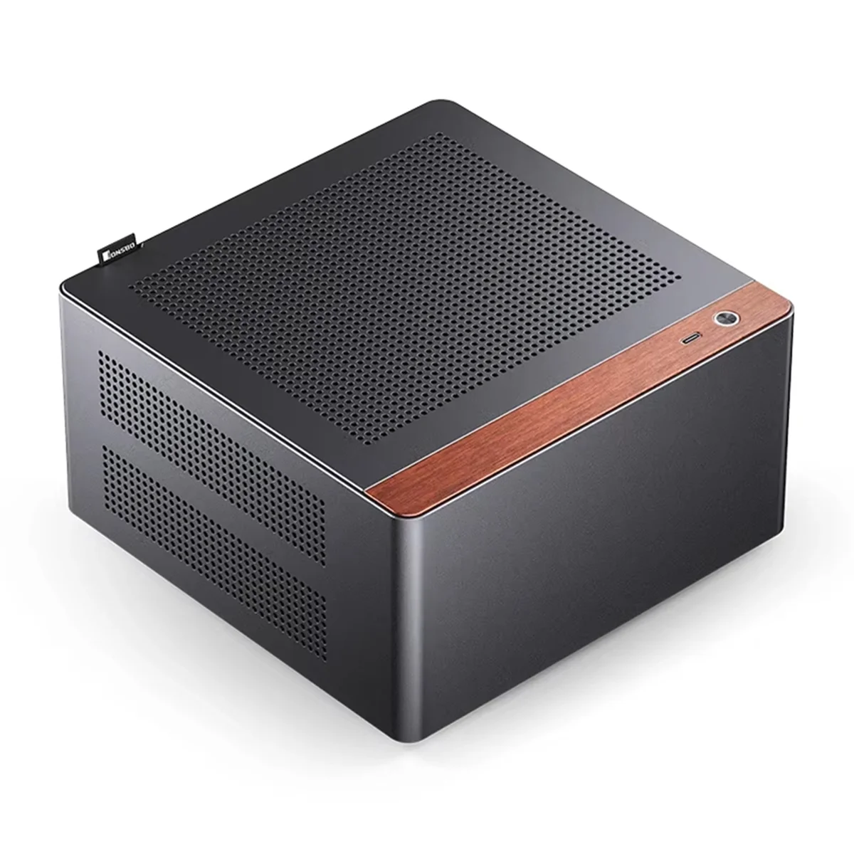 A04V  NV10 Mini ITX PC Case, 1U Supply Support, 4.5L Capacity, Compact and Elegant Design Black