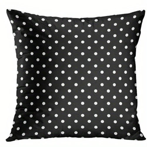 Home Decor Black & White Polka Dot Pattern Throw Pillow Pattern Cushion Cover Suitable for Sofa Bedroom Car Pillow Cover - view 5
