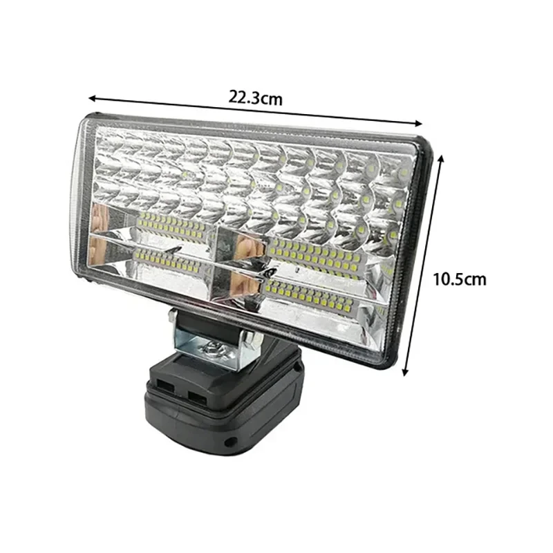3/4/5/8Inch Led Light Portable Spotlights Cordless Outdoor Work Fishing Handheld Emergency Tool Light Fit 20v Makita Batteryt