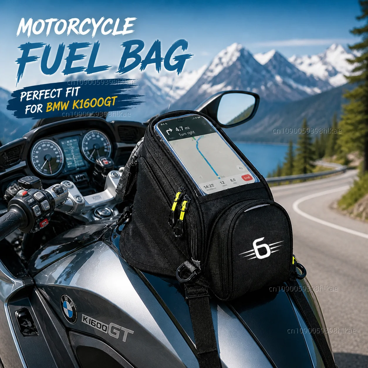 NEW Universal Magnetic Fuel Tank Bag Motorcycle Phone Navigation Pack For K 1600 Gt Gtl Exclusive K160