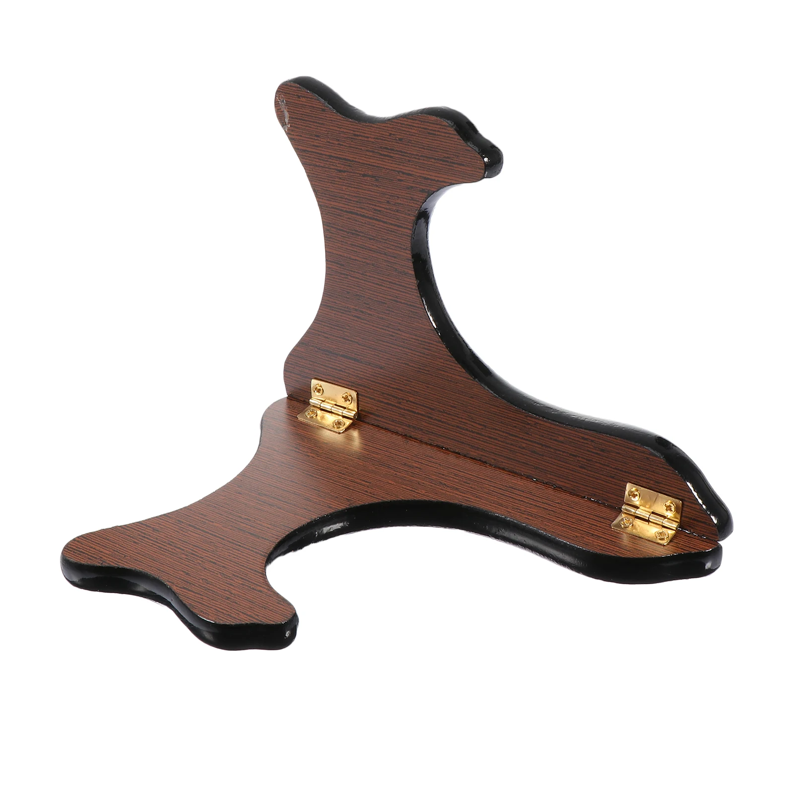 

1pc Wooden Display Stand for Tea Cake Books Artwork Collector Plates Solid Wood Material Home Decoration Small Dish Rack