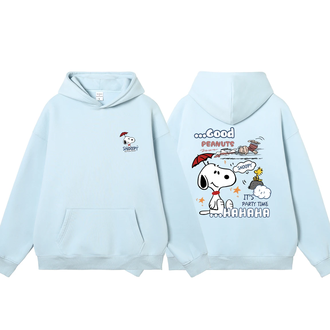 Snoopy hoodie Japanese cartoon cartoon hoodie couple trendy brand hooded hoodie women all season loose casual jacket hoodies