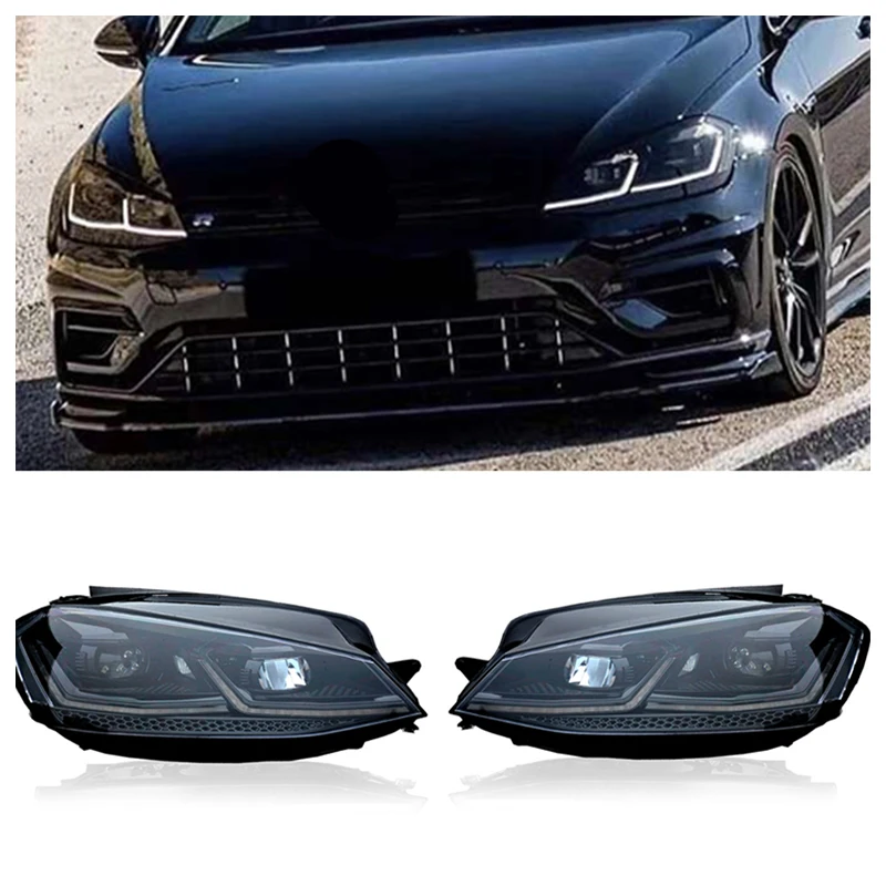 

For VW Golf 7/7.5 LED Headlight Upgrade Kit DRL H7 D2H HID Bi-Xenon Beam Compatible with 2013-2017 Models Car Accessories