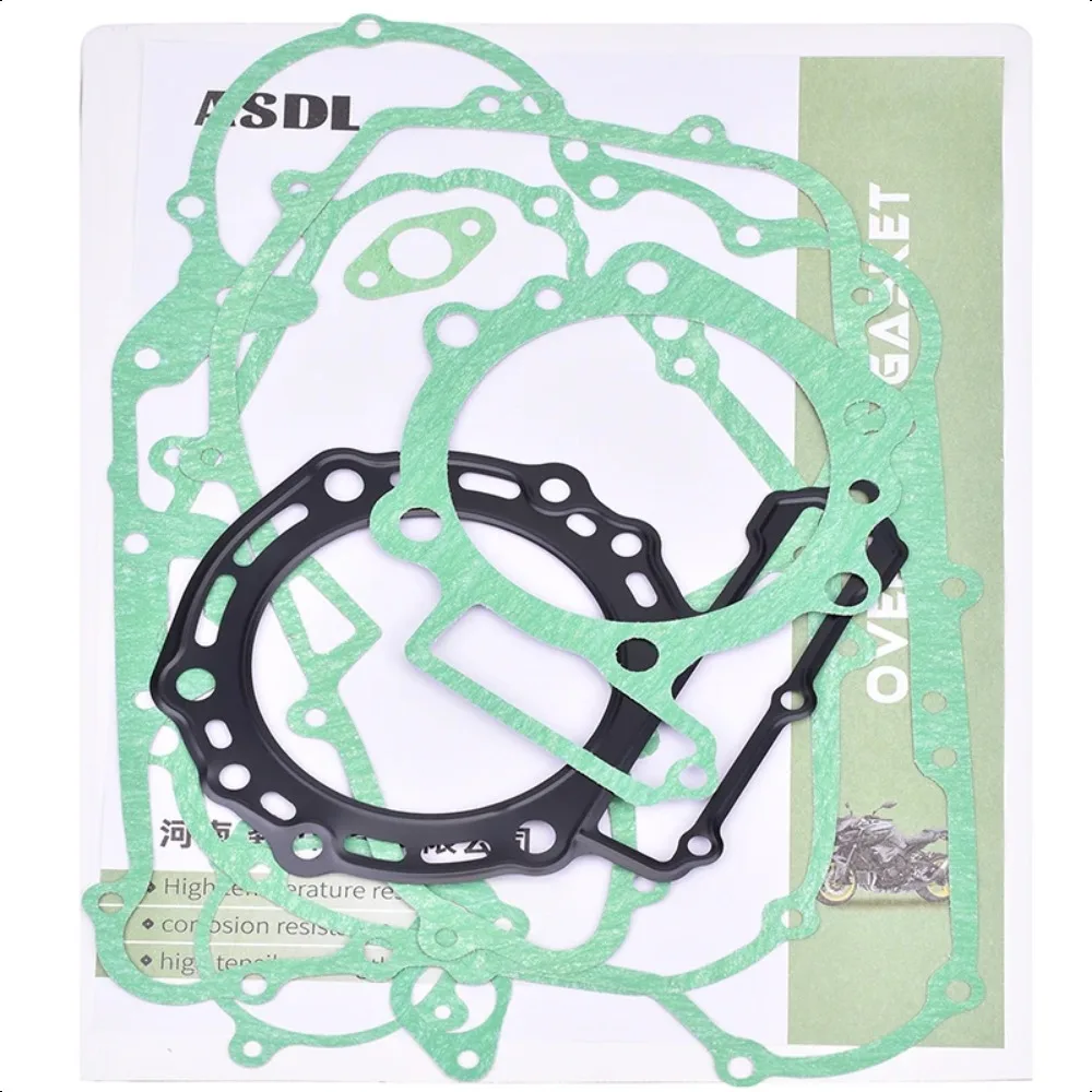 650cc Motorcycle Complete Full Cylinder Head Overhaul Gasket Mat Pad Kit for Kawasaki KLR650 KLR 650 Adventure KLR650 Traveler